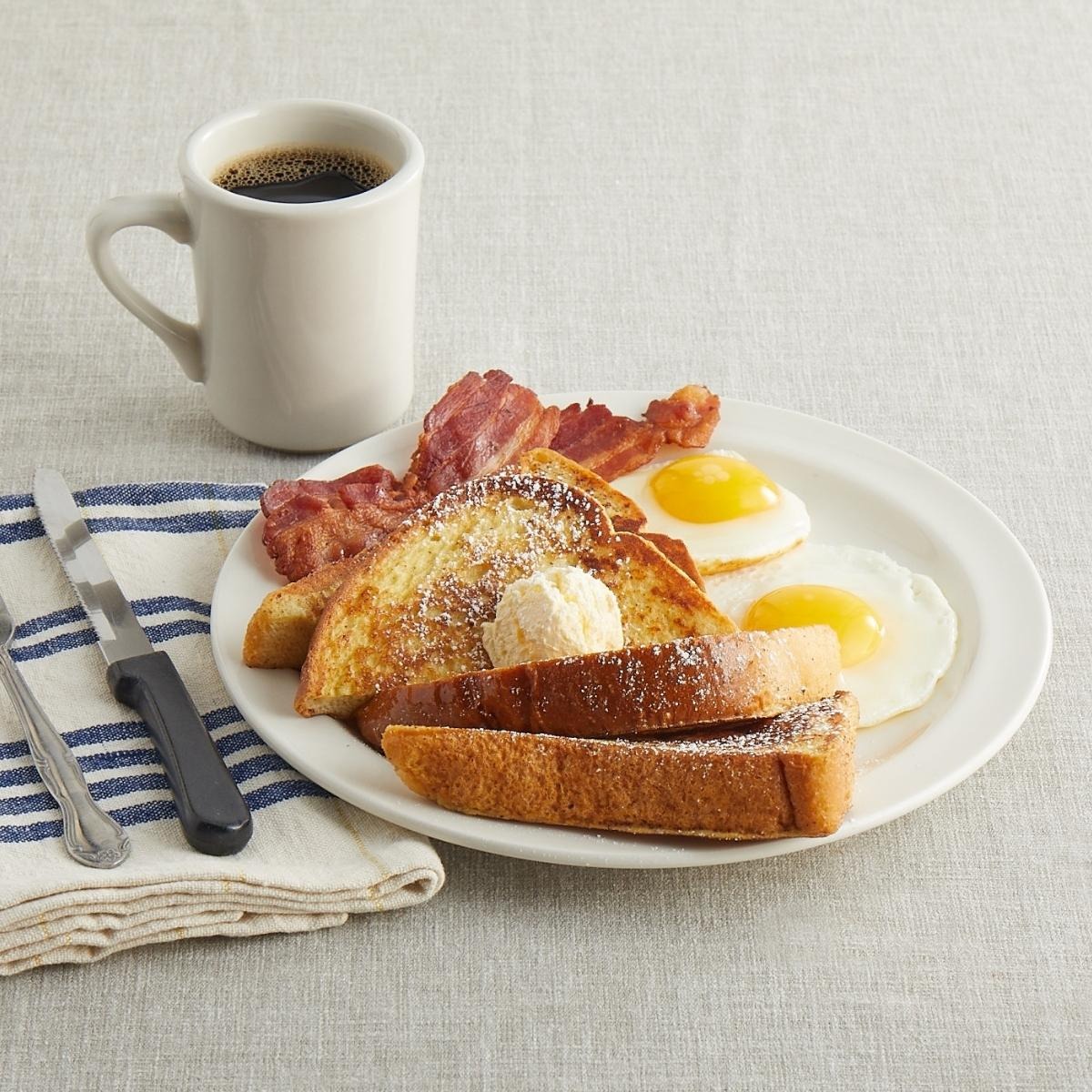 Order French Toast, Eggs & Bacon food online from Country Kitchen Restaurant store, Hibbing on bringmethat.com