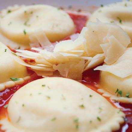 Order Four Cheese Blend Ravioli Pasta food online from Rosatis Pizza store, Crest Hill on bringmethat.com