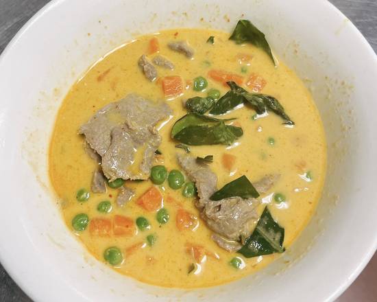 Order Panang Curry with Rice food online from Red Chicken store, San Gabriel on bringmethat.com