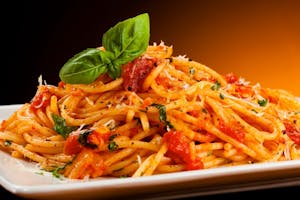 Order Spaghetti with Marinara/Parm food online from Milano Cafe & Deli store, Burbank on bringmethat.com