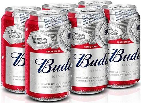 Order Budweiser 6pk/ 12 oz. cans food online from Central Liquor Market store, Los Angeles on bringmethat.com