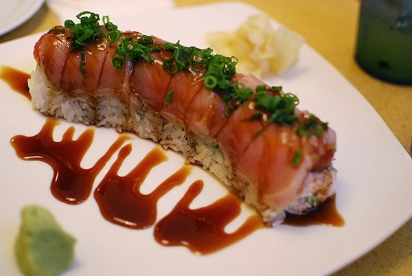 Order 2. Bravo Roll food online from Sushi Town store, Costa Mesa on bringmethat.com