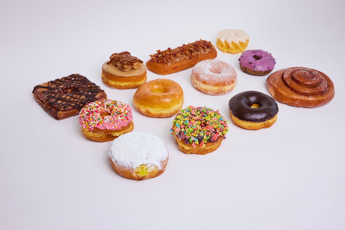 Order Mix #4 Dozen food online from Randy Donuts store, Santa Monica on bringmethat.com