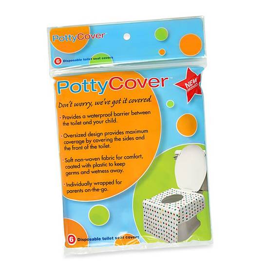 Order PottyCover 6-Pack Disposable Toilet Seat Covers food online from buybuy BABY store, Fresno on bringmethat.com
