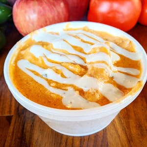 Order Buffalo Chicken Dip with Tortilla Chips food online from Little Rock Taqueria store, Columbus on bringmethat.com