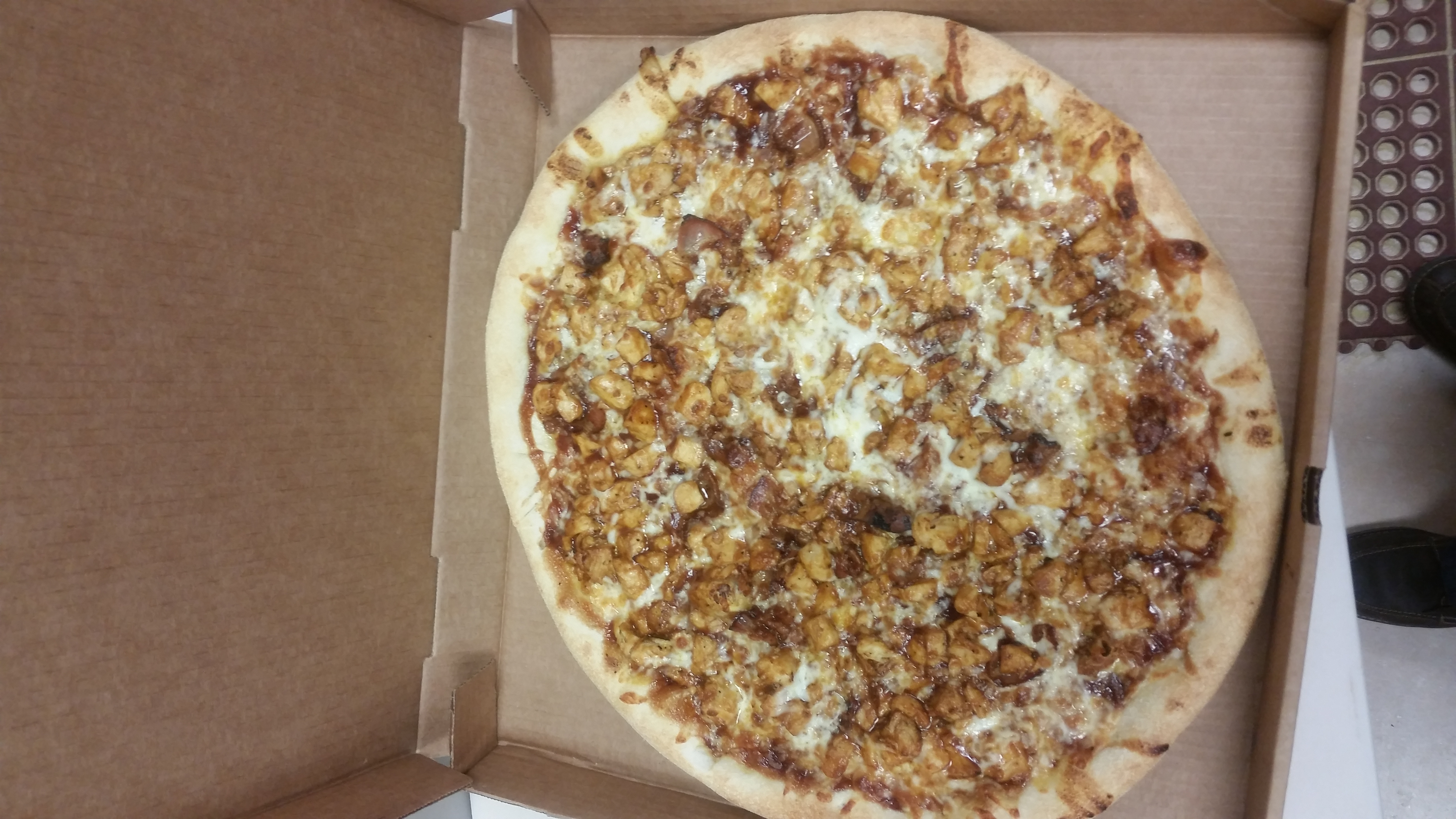 Order BBQ Pizza food online from Italian Pizza & Subs store, Jamaica Plain on bringmethat.com