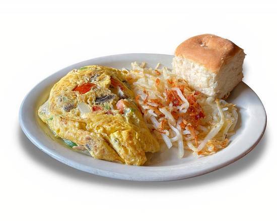 Order Super Turkey Omelet food online from Norma's Cafe store, Frisco on bringmethat.com