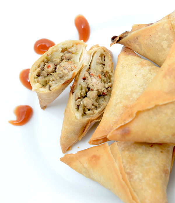 Order Chicken Samosa Large 2 Pieces food online from Asian Kabab & Grill store, Manchester on bringmethat.com