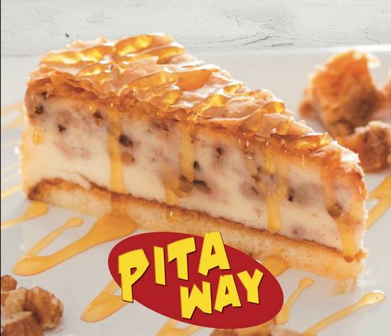 Order -Walnut Baklava Cheesecake food online from Pita Way store, Fenton on bringmethat.com