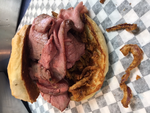 Order Tri-Tip Sandwich food online from Big Ange Eatery store, Arlington Heights on bringmethat.com