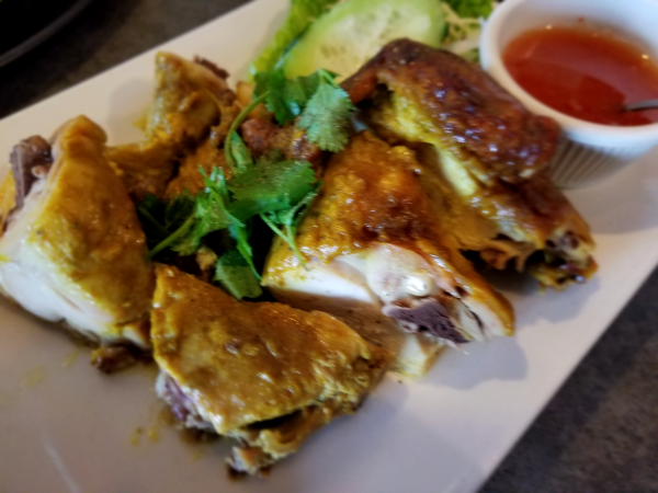 Order SP18. Thai BBQ Chicken food online from Thai Pk Restaurant store, Portland on bringmethat.com