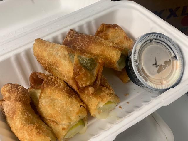 Order Cheesy Fried Pickles food online from The Third Degree store, Paso Robles on bringmethat.com