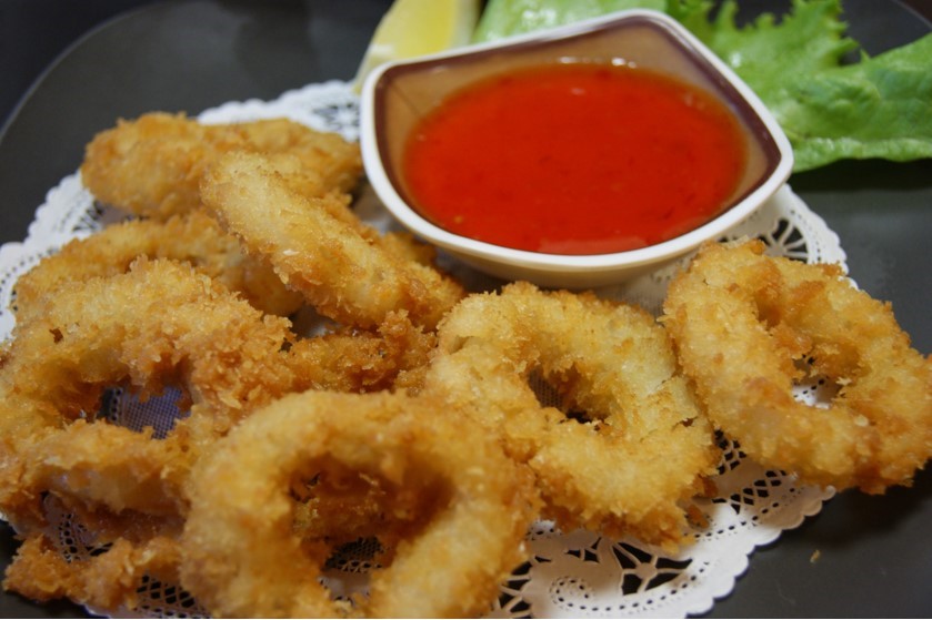 Order A12. Fried Calamari food online from Asian Kitchen store, Modesto on bringmethat.com