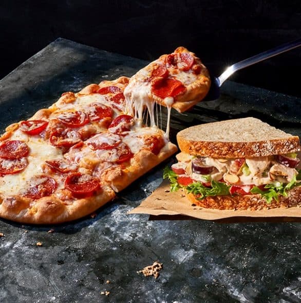 Order Flatbread Pizza And Sandwich food online from Panera Bread store, Atlanta on bringmethat.com