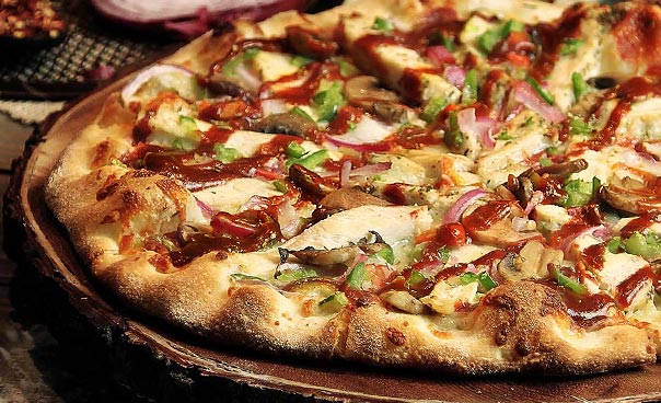 Order BBQ Chicken Pizza food online from Sicily Pizza & Pasta store, Spring on bringmethat.com