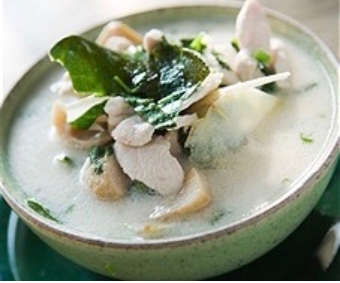 Order Tom Kha Gai Thai Style (Small size) food online from Pho Thai-Lao Kitchen store, Maywood on bringmethat.com