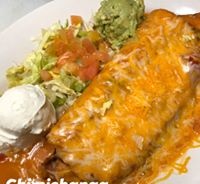 Order 37. Chimichanga food online from Los Alcatraces Mexican Restaurant store, Aurora on bringmethat.com