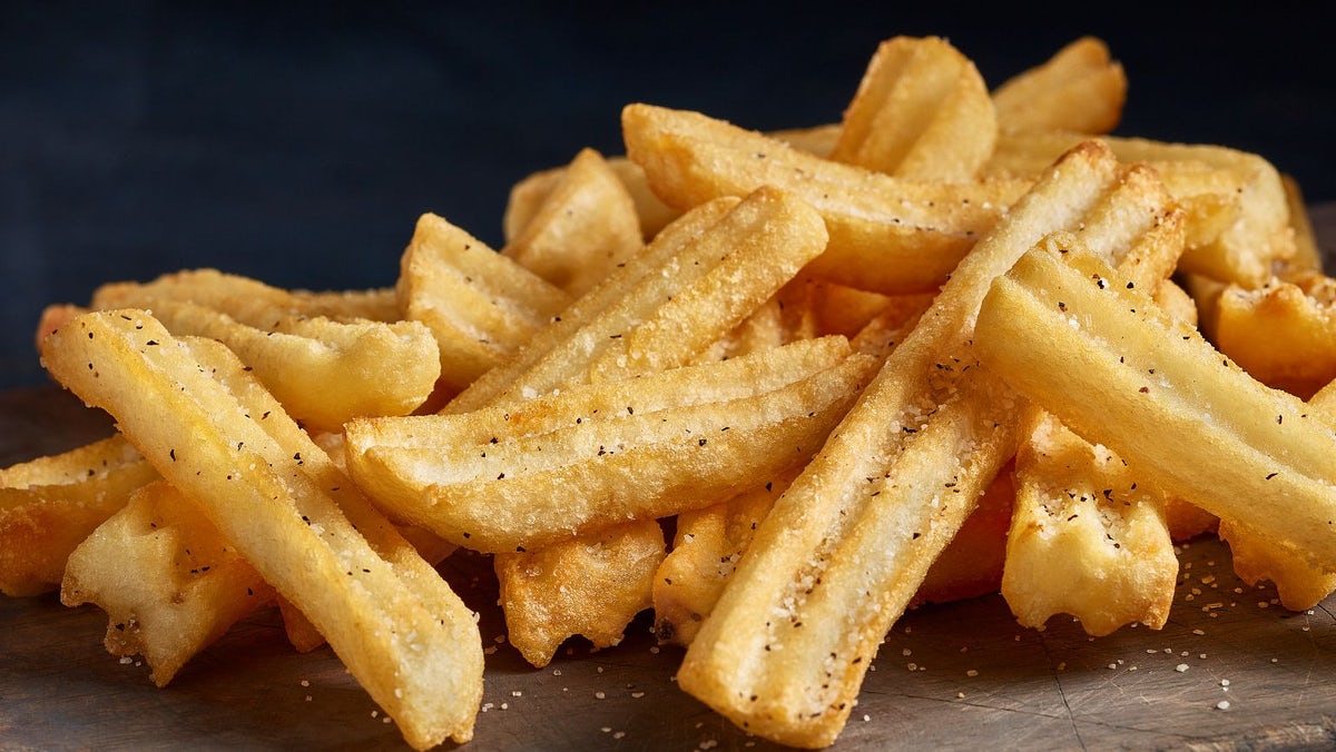 Order French Fries food online from The Burger Den store, Schertz on bringmethat.com