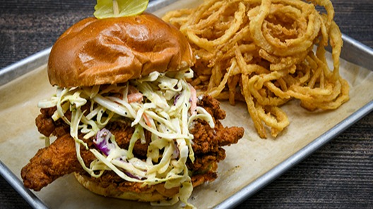 Order Nashville Chicken Sandwich food online from Saltgrass Steak House store, Austin on bringmethat.com