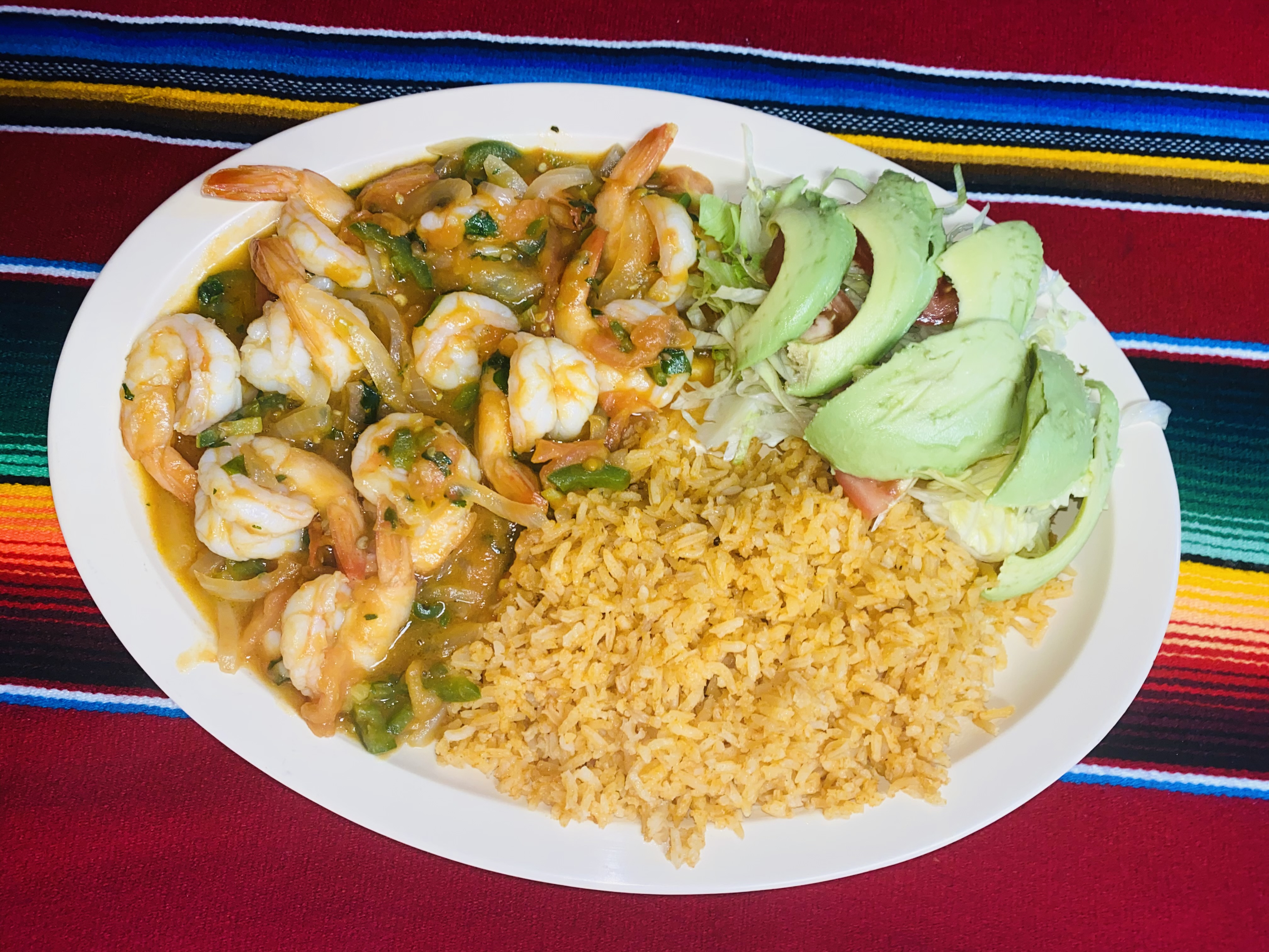Order Camarones a La Mexicana food online from Jalisco Restaurant store, Milwaukee on bringmethat.com