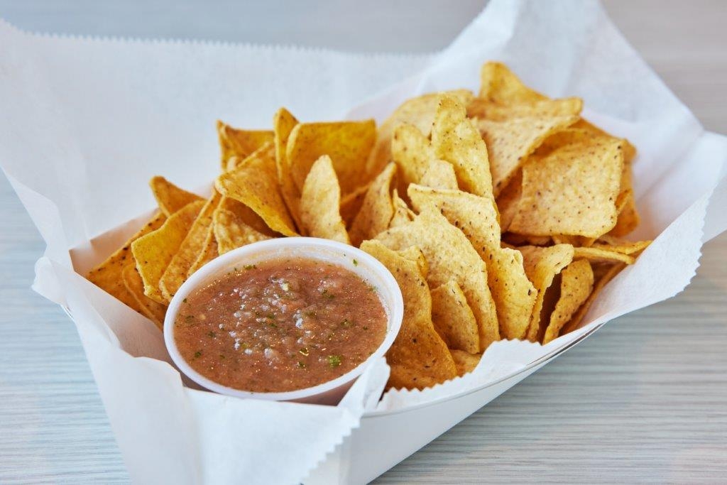 Order Chips & Chip Salsa food online from Anna's Taqueria - Porter Square store, Cambridge on bringmethat.com