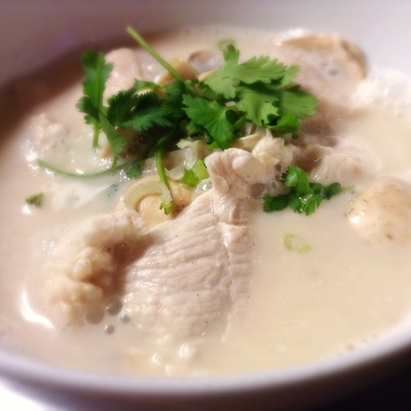 Order Tom Kha Gai (Chicken in Coconut) Soup food online from Bamboo Thai store, Brighton on bringmethat.com