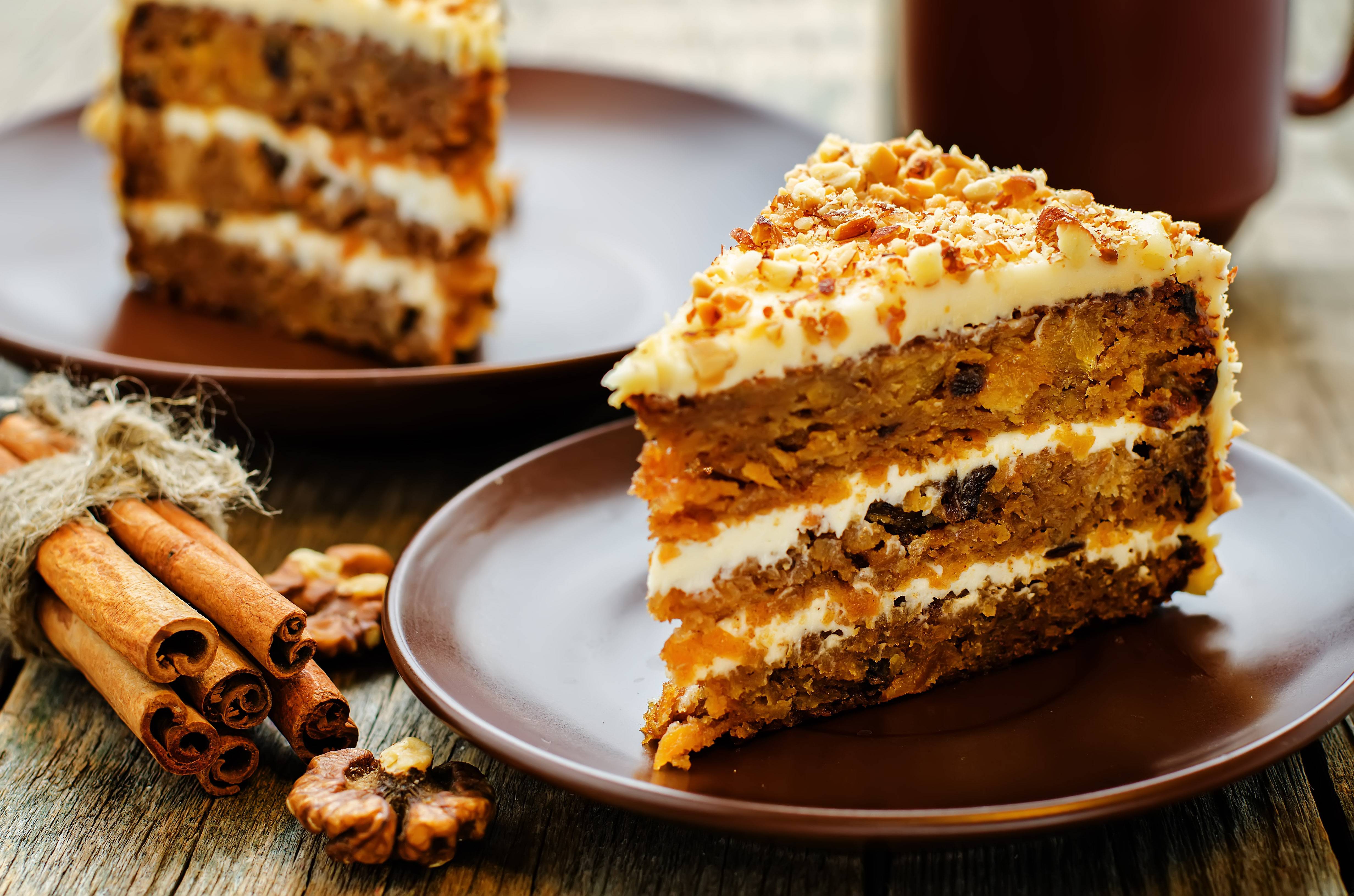 Order Carrot cake  food online from Kebab Platters store, Clifton on bringmethat.com