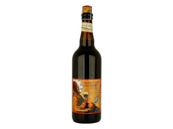 Order North Coast Brother Thelonious Belgian Abbey Ale - 4x 12oz Bottles food online from Shell Beach Liquor & Deli store, Pismo Beach on bringmethat.com