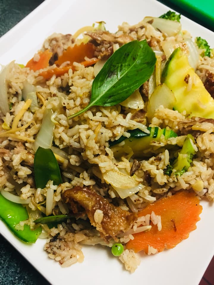 Order 57. Spicy Basil Fried Rice food online from Spicy Lime store, New Bedford on bringmethat.com