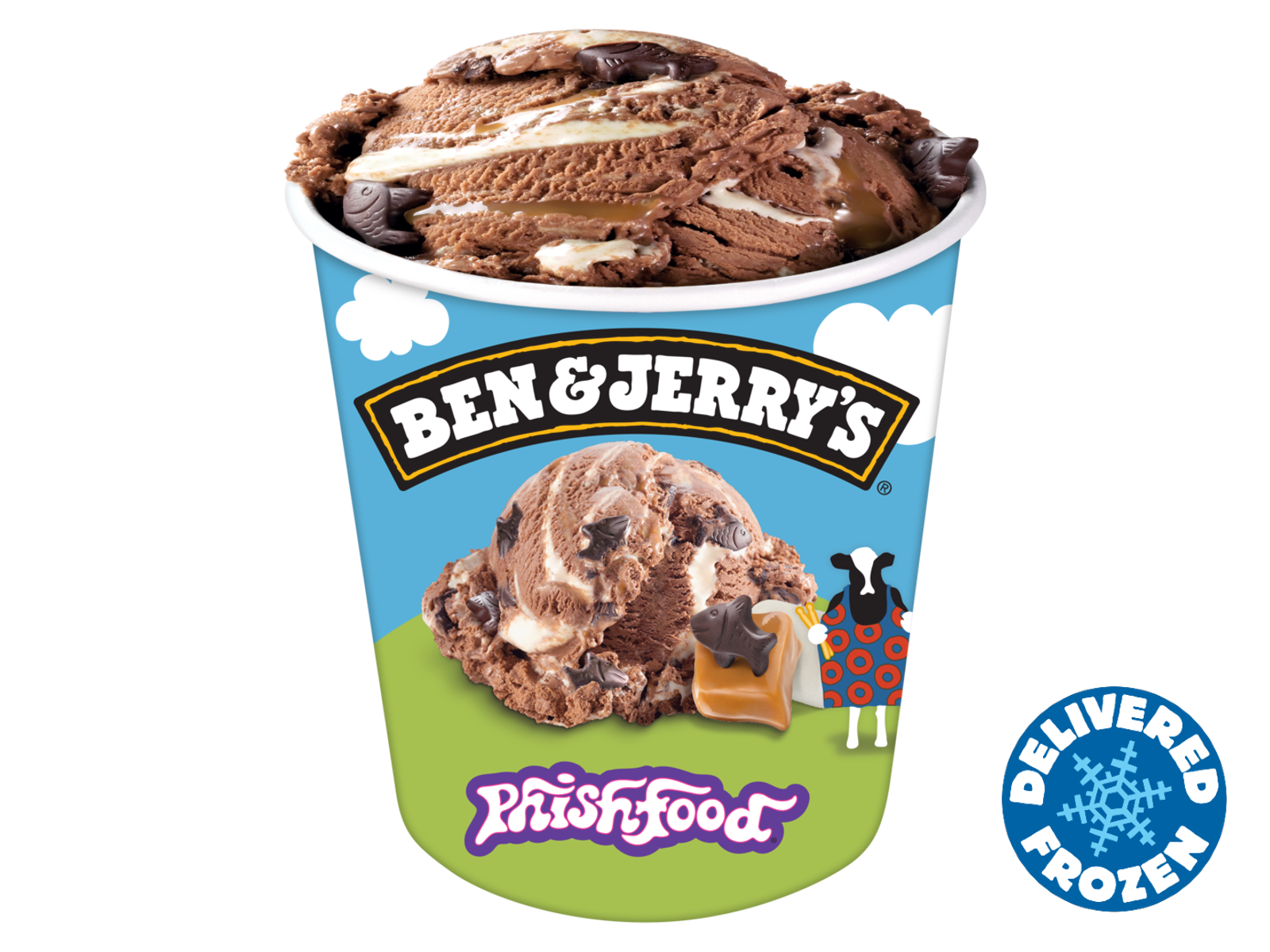 Order Ben & Jerry's Phish Food Pint food online from Quiznos - Legacy Pkwy store, Plano on bringmethat.com