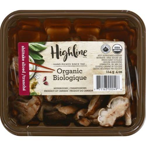 Order Highline · Sliced Shiitake Mushrooms (4 oz) food online from Jewel-Osco store, Niles on bringmethat.com