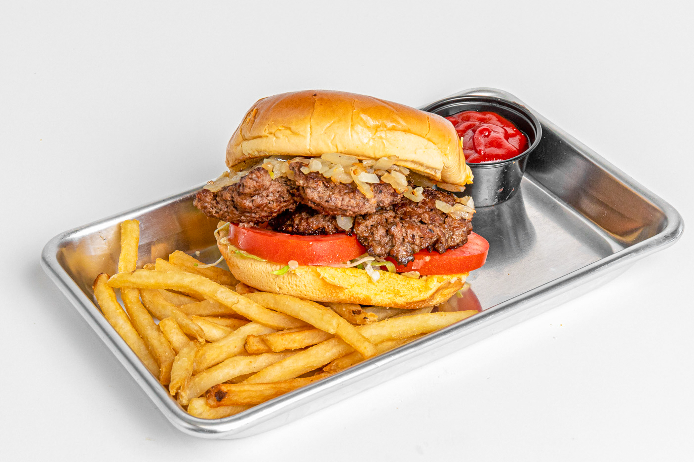 Order Hamburger food online from Bud Burgers store, Roswell on bringmethat.com