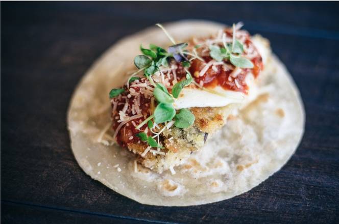 Order Eggplant Parm Taco food online from Not Not Tacos store, San Diego on bringmethat.com