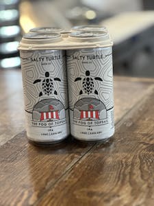 Order Fog of Topsail by Satly Turtle Beer Company (4x16oz-can) food online from Topsail Island store, Surf City on bringmethat.com