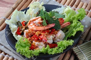 Order SL5. Pla Shrimp food online from Chang Thai & Pho store, North Bend on bringmethat.com