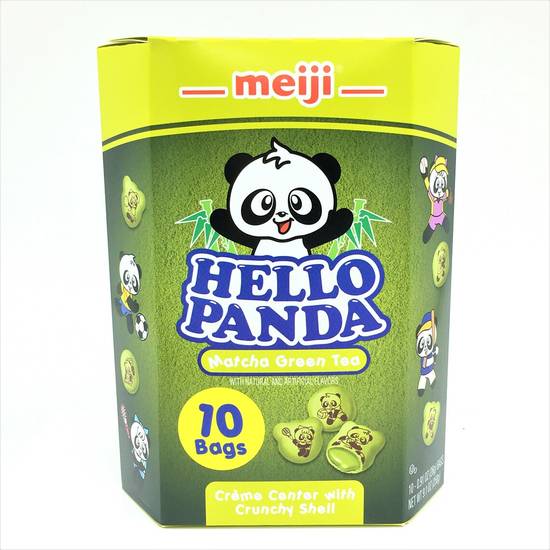 Order Meiji Hello Panda Matcha King Size food online from IV Deli Mart store, Goleta on bringmethat.com