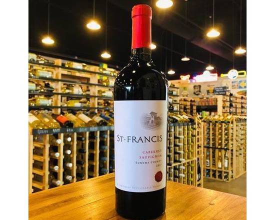 Order St. Francis, Cabernet Sauvignon Sonoma County 750ML food online from House Of Wine store, New Rochelle on bringmethat.com