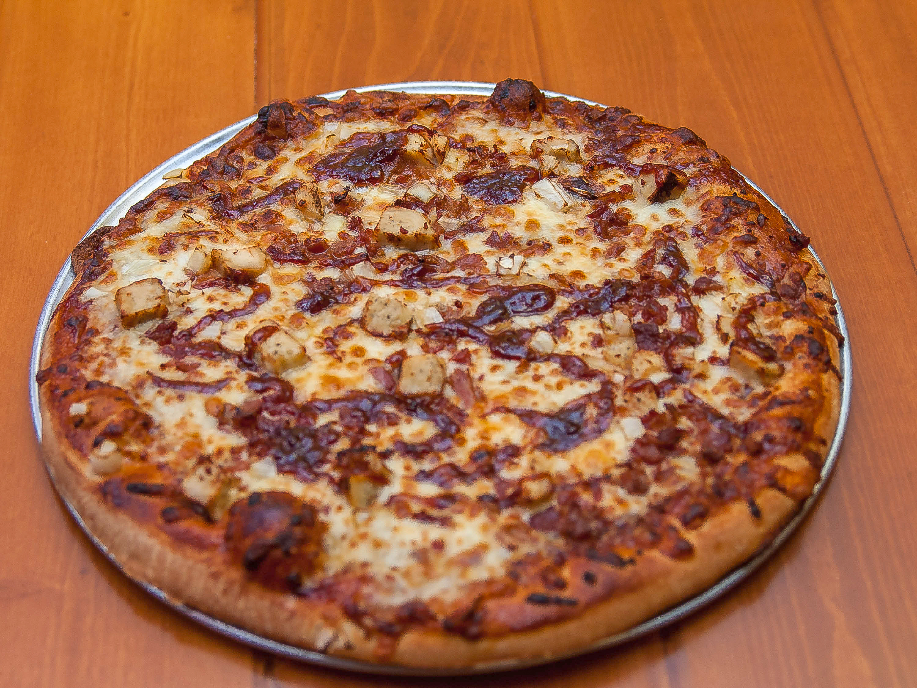 Order BBQ Chicken Pizza food online from My Pizza My Way store, Peru on bringmethat.com