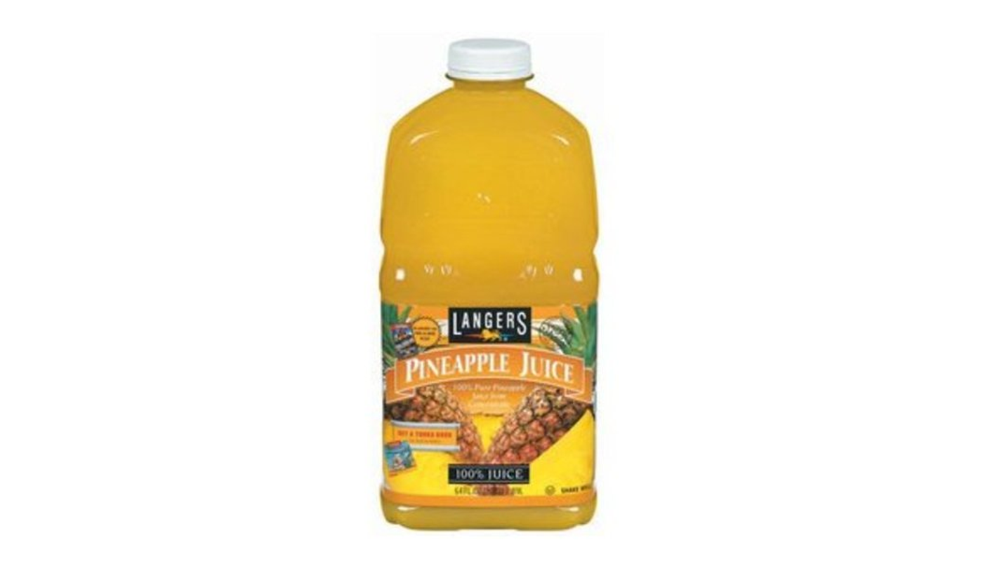 Order Langers Pineapple Juice 16oz Bottle food online from Circus Liquor store, Los Angeles on bringmethat.com