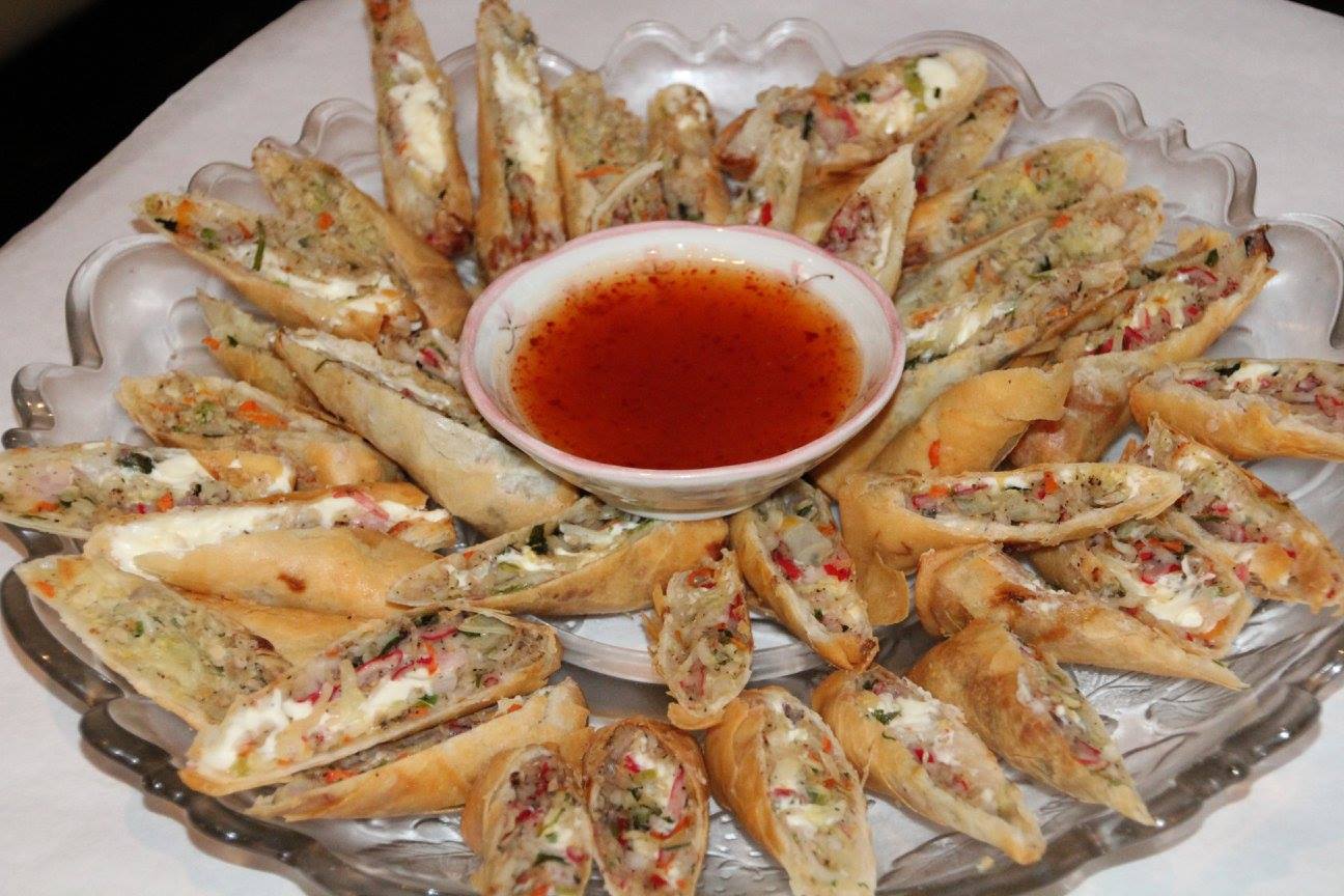Order Crab and Cream Cheese Crispy Rolls food online from Thithi Restaurant store, Evergreen Park on bringmethat.com