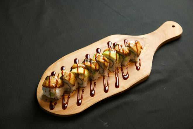Order Dragon Roll food online from J Sushi store, Corona on bringmethat.com