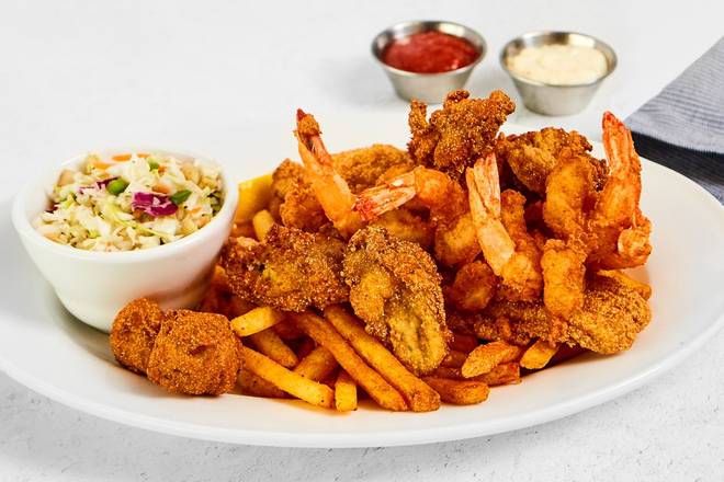 Order Seafood Platter food online from Fish City Grill Restaurant store, San Antonio on bringmethat.com