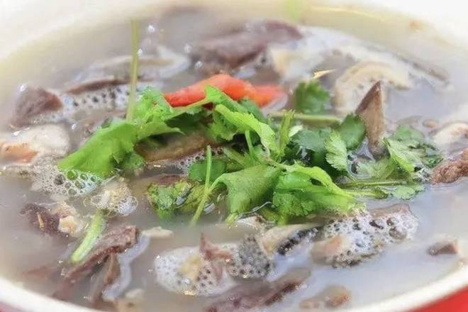 Order Lamb Organ Soup 羊杂汤 food online from Beijing Noodle House 同顺面馆 store, Lake Forest on bringmethat.com