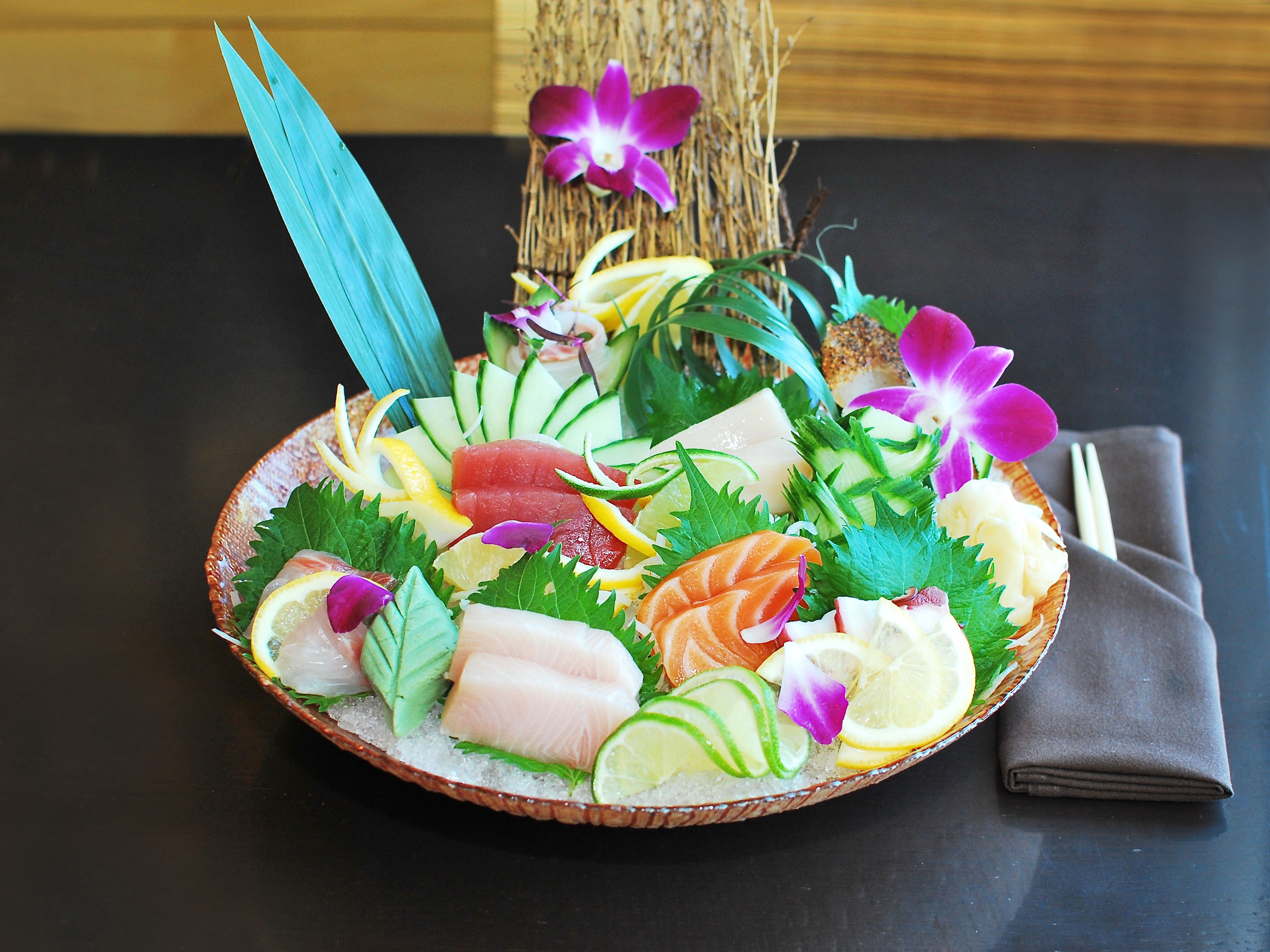 Order Sashimi Matsu Plate food online from Miku Sushi store, Chicago on bringmethat.com