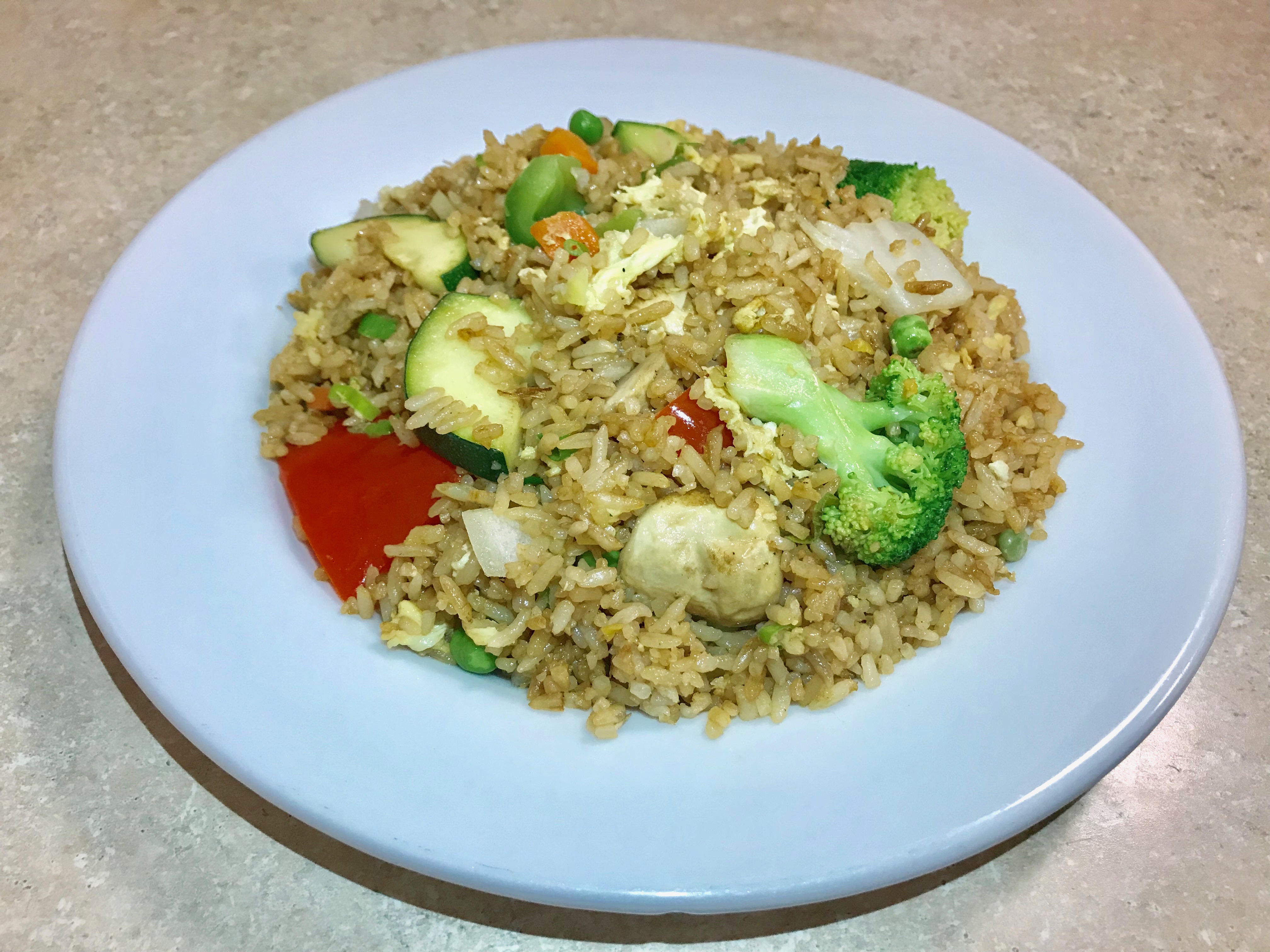 Order P16. Vegetable Fried Rice food online from China Island store, Mansfield on bringmethat.com