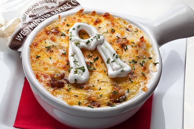 Order Baked Potato Soup food online from Arooga's Route 39 store, Harrisburg on bringmethat.com