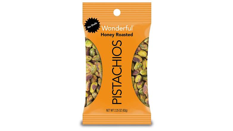 Order Wonderful Pistachios, No Shells, Honey Roasted food online from Route 7 Food Mart store, Norwalk on bringmethat.com
