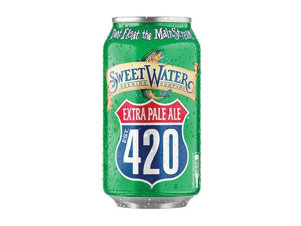 Order SweetWater 420 Extra Pale Ale - 19.2oz Can food online from Eagle Liquor & Wine store, Chattanooga on bringmethat.com