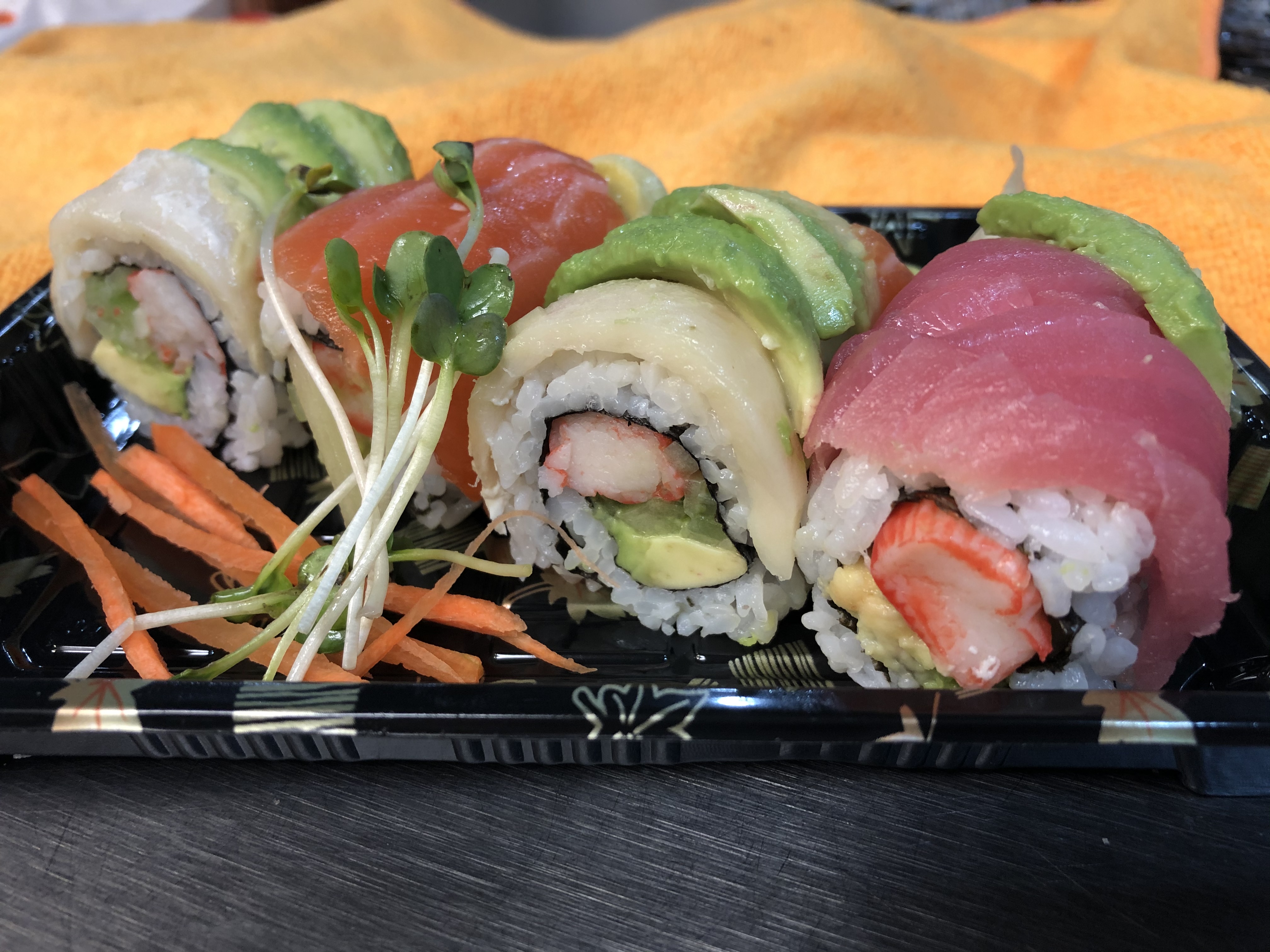 Order Rainbow Roll food online from Oishi Express Japanese Grill store, Florence on bringmethat.com