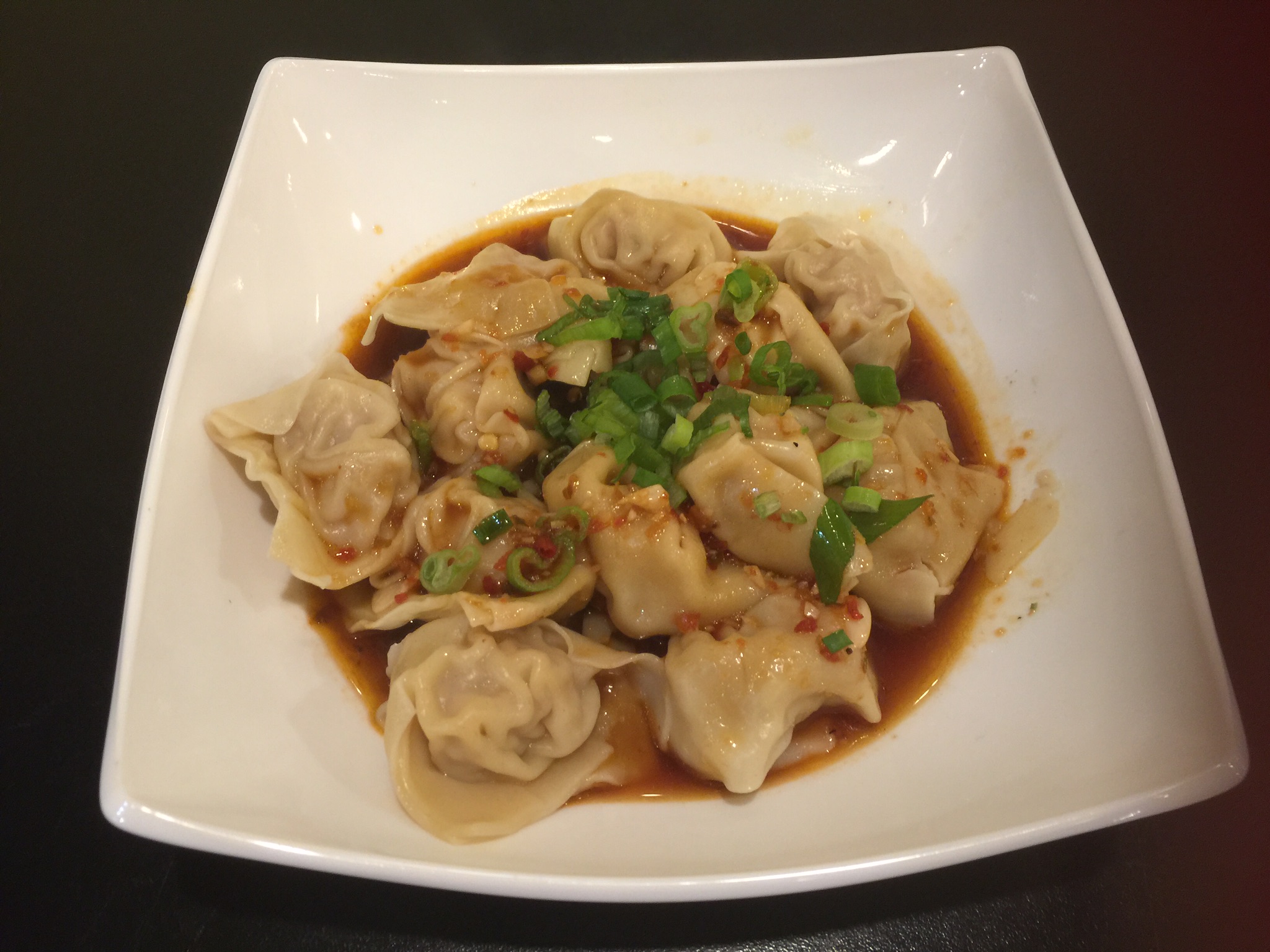 Order Taiwanese Style Hot Sauce Wonton  Dim Sum food online from Queen House store, Mountain View on bringmethat.com